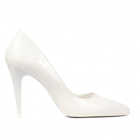 Scarpe eleganti donna 1246 vernice bianca