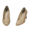 Scarpe eleganti donna 1209 vernice beige