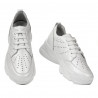 Scarpe sportive donna 6046 bianco perlato