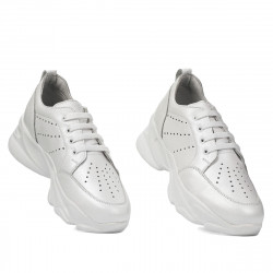 Scarpe sportive donna 6046 bianco perlato