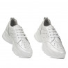 Scarpe sportive donna 6046 bianco perlato