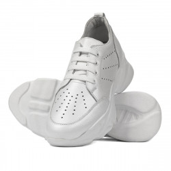 Scarpe sportive donna 6046 bianco perlato