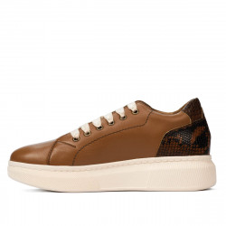 Scarpe casual/sport 6048 marrone combinato