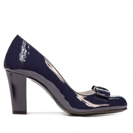 Scarpe eleganti donna 1245 vernice indigo