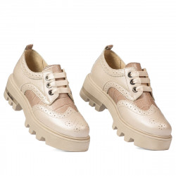 Scarpe casual donna 6047 beige combinato