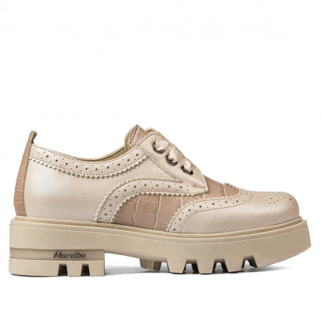 Scarpe casual donna 6047 beige combinato