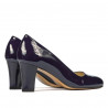 Scarpe eleganti da donna 1209 in vernice indaco