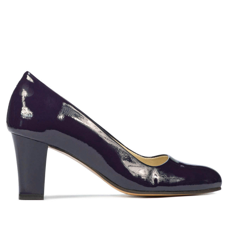 Scarpe eleganti da donna 1209 in vernice indaco