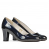 Scarpe eleganti donna 1209 vernice indaco perlato