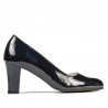 Scarpe eleganti donna 1209 vernice indaco perlato