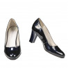 Scarpe eleganti donna 1209 vernice indaco perlato