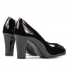 Scarpe eleganti donna 1245 vernice nera