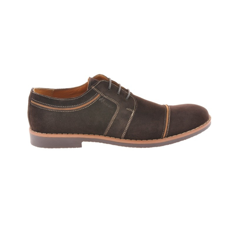 Scarpe casual / eleganti uomo 749 caffè velluto