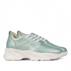 Scarpe sportive donna 6046 turchese perlato