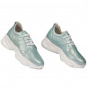 Scarpe sportive donna 6046 turchese perlato