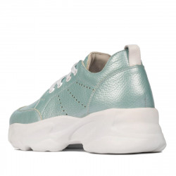 Scarpe sportive donna 6046 turchese perlato
