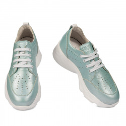 Scarpe sportive donna 6046 turchese perlato