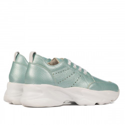 Scarpe sportive donna 6046 turchese perlato