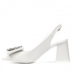 Sandali donna 1292 avorio bianco