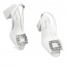 Sandali donna 1292 avorio bianco
