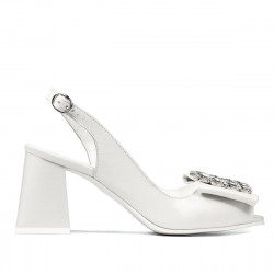 Sandali donna 1292 avorio bianco