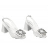 Sandali donna 1292 avorio bianco