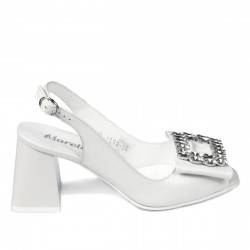 Sandali donna 1292 avorio bianco