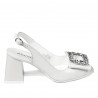 Sandali donna 1292 avorio bianco
