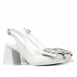 Sandali donna 1292 avorio bianco