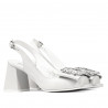Sandali donna 1292 avorio bianco