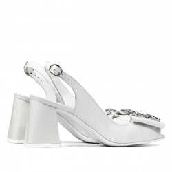 Sandali donna 1292 avorio bianco