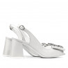 Sandali donna 1292 avorio bianco