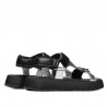 Sandali donna 5082 nero combinato