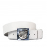 Cintura unisex 06ld biz bianco