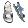 Sandali bambini 318 blu combinato