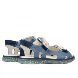 Sandali bambini 318 blu combinato