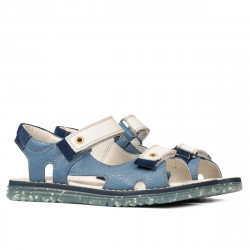 Sandali bambini 318 blu combinato