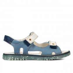 Sandali bambini 318 blu combinato