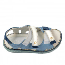 Sandali bambini 318 blu combinato