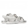 Sandali bambini piccoli 73c bianco combinato