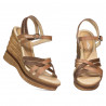 Sandali donna 5086 cammello combinato