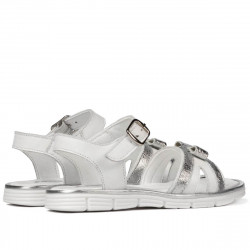 Sandali bambini 539 bianco combinato