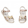 Sandali bambini 539 vernice nude combinato