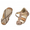 Sandali bambini piccoli 75c cappuccino combinato
