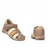 Sandali bambini piccoli 75c cappuccino combinato