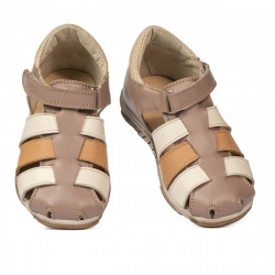 Sandali bambini piccoli 75c cappuccino combinato