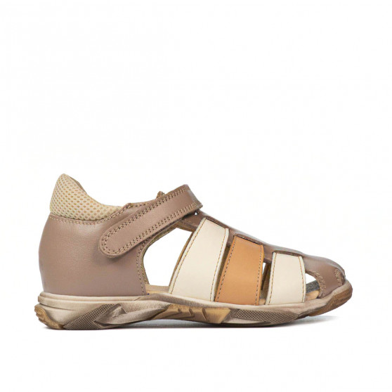 Sandali bambini piccoli 75c cappuccino combinato