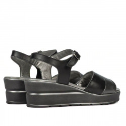 Sandali donna 5087 nero combinato