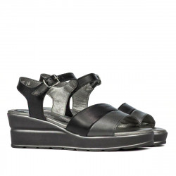 Sandali donna 5087 nero combinato
