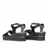 Sandali donna 5087 nero combinato